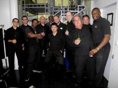 Adventure of the Seas Orchestra backstage in late 2011 I believe.